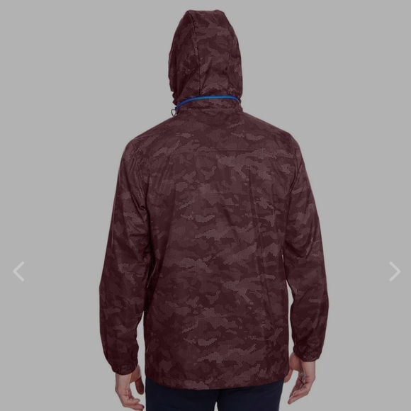 NWT North End Men's Burgundy/Olympic Blue Rotate Reflective Jacket Size Large - Picture 3 of 5